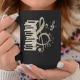 ピアノ音部記号 音楽ギフト ト音記号 ピアノ 長袖tシャツ コーヒーマグ 面白い贈り物