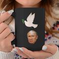 プーチンの頭に平和の鳩の糞、世界は平和を望んでいる コーヒーマグ 面白い贈り物