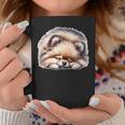 ポメラニアン × ポメラニアン 犬 寝ている コーヒーマグ 面白い贈り物