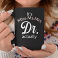 ミス・ミセス・ドクター、実はドクターへの感謝です 長袖tシャツ コーヒーマグ 面白い贈り物