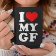 ユーズド加工 I Heart My Girlfriend アパレル I Love My Gf コーヒーマグ 面白い贈り物