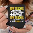 レッカートライバー レッカーは1日24時間作業します。 長袖tシャツ コーヒーマグ 面白い贈り物
