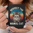 レトロ リスペクト マヌル 猫 ヴィンテージ グランジ マヌル 猫好き コーヒーマグ 面白い贈り物