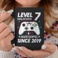 レベル 7 アンロック ビデオゲーム 7歳の誕生日 7歳の男の子 コーヒーマグ 面白い贈り物