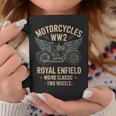 ロイヤルエンフィールドwdReクラシックモーターサイクルww2 長袖tシャツ コーヒーマグ 面白い贈り物