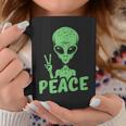 宇宙人 平和 Ufo 変な宇宙人 コーヒーマグ 面白い贈り物