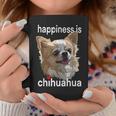 幸せはロングヘア チワワ 長髪 チワワ ママ パパ コーヒーマグ 面白い贈り物