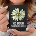 戦争なし、平和、反戦、戦争なし 長袖tシャツ コーヒーマグ 面白い贈り物