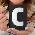 文字c 大文字 アルファベット モノグラム イニシャル コーヒーマグ 面白い贈り物