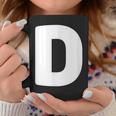 文字d 大文字 アルファベット モノグラム イニシャル コーヒーマグ 面白い贈り物