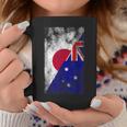 日本とオーストラリアの国旗 日本オーストラリア。 コーヒーマグ 面白い贈り物