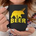 狩猟 ビール スピリット 動物 ティー ベア 鹿 ティー ビール クマ 鹿 コーヒーマグ 面白い贈り物