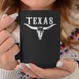 誇り高きテキサンズのためのテキサスロングホーン牛デザイン コーヒーマグ 面白い贈り物