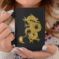 黄金龍 龍 幸運 富裕 幸せ 星 コーヒーマグ 面白い贈り物