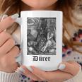 Albrecht Dürer Durer クリスチャンアート メランコリア ホワイト 長袖tシャツ コーヒーマグ 面白い贈り物