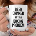 Beer Drinker With A Boxing Problem おもしろワークアウトボクサー 長袖tシャツ コーヒーマグ 面白い贈り物