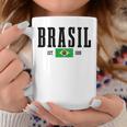 Brasil Est 1500 ブラジル ブラジリアン 国旗 プライド 長袖tシャツ コーヒーマグ 面白い贈り物