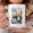 Cool New York City Teddy Bear Illustration Graphic s コーヒーマグ 面白い贈り物