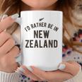 I'd Rather Be In New Zealand Nz Fern Kiwi ギフト コーヒーマグ 面白い贈り物