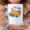 I'm Ok おかしな猫 在宅勤務 コーヒーミーム コーヒーマグ 面白い贈り物