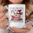 I'm Fine This Is Fine Having A Meltdown Christmas Snowman Coffee Mug Unique Gifts