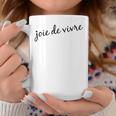 Joie Deivre フランス語の格言tシャツ コーヒーマグ 面白い贈り物