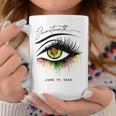Junenth まつげ アフリカの目 美しい コーヒーマグ 面白い贈り物