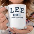 Lee Massachusetts Ma ビンテージスポーツデザイン ネイビー 長袖tシャツ コーヒーマグ 面白い贈り物