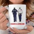 On Back I Have A Dream Trump Police 格言 男性 コーヒーマグ 面白い贈り物