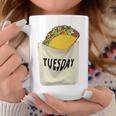Trendy Taco Tuesday Pocket Food Humour コーヒーマグ 面白い贈り物
