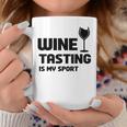 Wine Tasting Is Myport 面白いワインの名言 コーヒーマグ 面白い贈り物