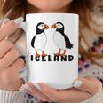 アイスランドのキュートなパフィン2個 コーヒーマグ 面白い贈り物