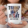トランプはすべてについて正しかった-トランプ・キス・フラッグ コーヒーマグ 面白い贈り物