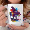ピアノ ティー 楽器 ピアノ 長袖tシャツ コーヒーマグ 面白い贈り物