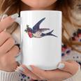 レトロ レディース ヴィンテージ メンズ ツバメ タトゥー デザイン コーヒーマグ 面白い贈り物