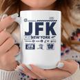 ヴィンテージ ニューヨーク Jfk 空港コード トラベルデイ レトロ Nyc 長袖tシャツ コーヒーマグ 面白い贈り物