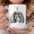 人間の心臓の肺 ビンテージ医療解剖学 解剖学的肺 コーヒーマグ 面白い贈り物