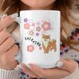 柴犬 梅の花 和柄 かわいいイラスト 犬好き お花見 コーヒーマグ 面白い贈り物