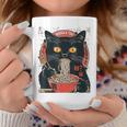 麺 猫 ラーメン好き 和食 猫 アート デザイン コーヒーマグ 面白い贈り物