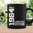 1964年7月、男性のための60歳の誕生日プレゼント コーヒーマグ ギフトのアイデア