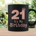 21 It's My Birthday 21歳 Happy 21歳の誕生日 女の子 コーヒーマグ ギフトのアイデア