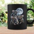 3 マウス 月 3 匹のネズミ 面白い げっ歯類 恋人 ユーモア 空 夜 長袖tシャツ コーヒーマグ ギフトのアイデア