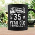 35歳の誕生日プレゼントは私に35年かかりました 良い 面白い 35歳 コーヒーマグ ギフトのアイデア