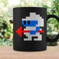8ビット80年代レトロクラシックビデオゲームキャラクターダグヒーロー コーヒーマグ ギフトのアイデア