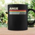 Angie パーソナライズ 名前 レトロ ヴィンテージ 70年代 80年代 90年代 誕生日 コーヒーマグ ギフトのアイデア