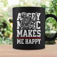 Angry Music Make Me Happy Heavy Metal Metalheads コーヒーマグ ギフトのアイデア