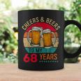 Cheers & Beers To 68 Years 68 Birthday 68Th Bday Men コーヒーマグ ギフトのアイデア