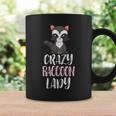 Crazy Raccoon Lady Raccoon Lovers コーヒーマグ ギフトのアイデア