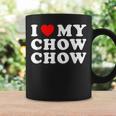 Dog I Love My Chow Chow Chow コーヒーマグ ギフトのアイデア