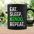 Eatleep Kendo Repeat 面白い格闘技コンバット コーヒーマグ ギフトのアイデア